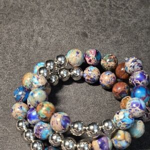 Colorful Beaded Bracelet Set